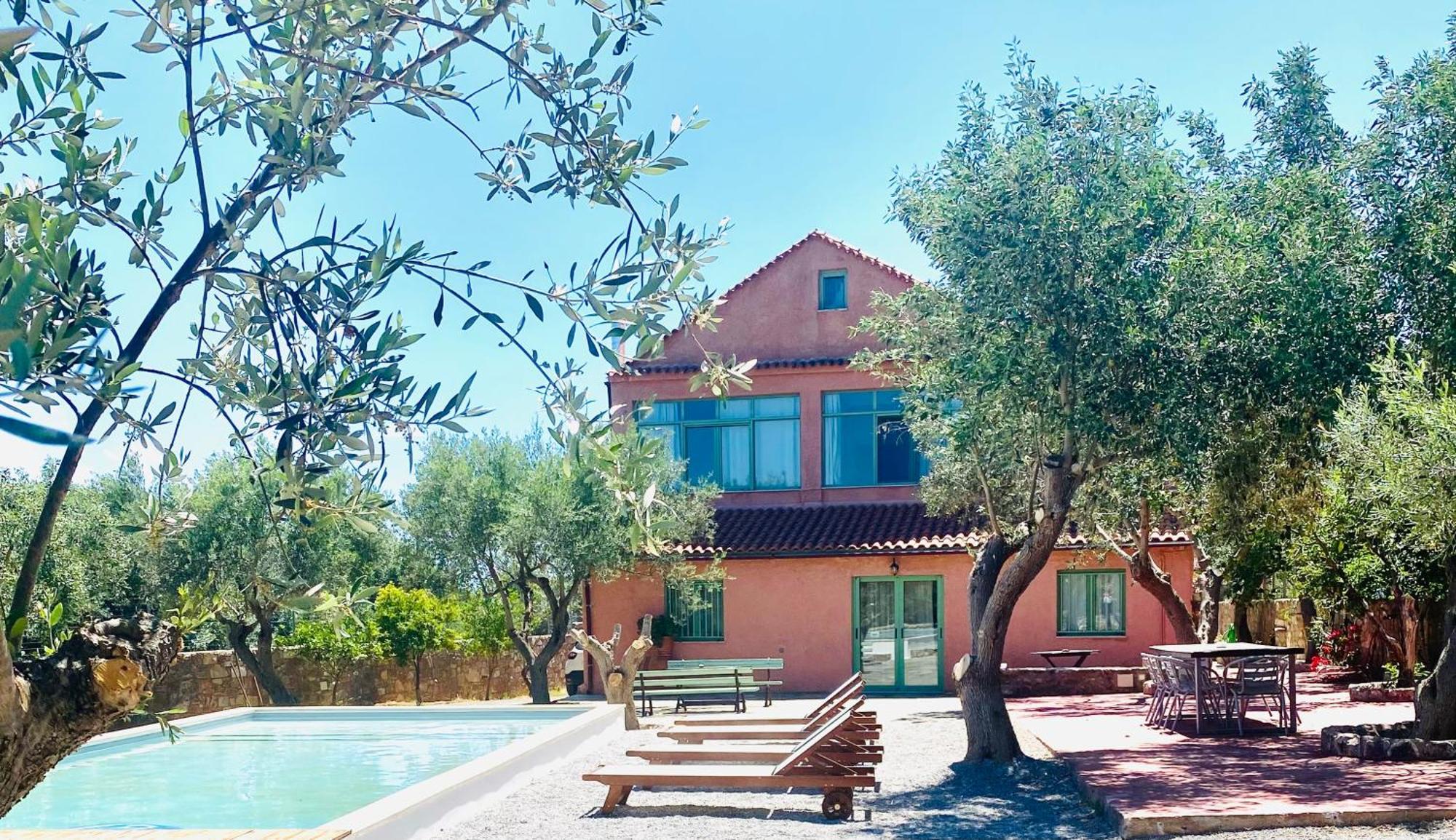 Seaview And Olives Panorama Villa Joyanna In Mani Kalivia  Εξωτερικό φωτογραφία